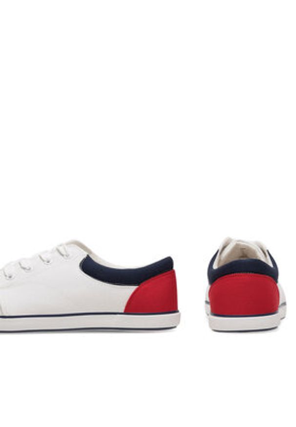 Lanetti Trampki MS20347-11 Biały. Kolor: biały. Materiał: materiał