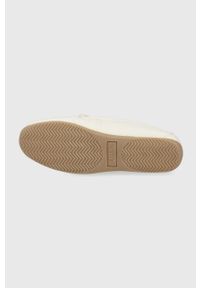 Polo Ralph Lauren mokasyny DECLAN RF103583 damskie kolor biały na płaskim obcasie. Nosek buta: okrągły. Kolor: biały. Materiał: guma. Obcas: na obcasie. Wysokość obcasa: niski #4