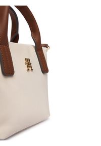 TOMMY HILFIGER - Tommy Hilfiger Torebka Popette Micro Tote AW0AW18368 Écru #6