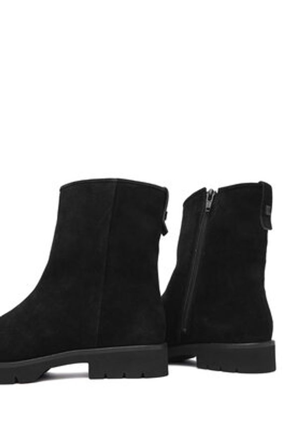 HÖGL Botki 0-101502-01000 Czarny. Kolor: czarny. Materiał: zamsz, skóra