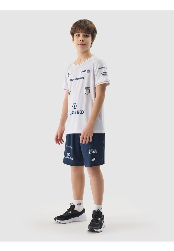 4f - 4F Koszulka replika domowa z sezonu 2023/24 dziecięca 4F x Projekt Warszawa - multikolor 146/152 (10-12 lat). Okazja: do domu. Kolor: wielokolorowy. Długość rękawa: krótki rękaw. Wzór: nadruk. Sezon: lato