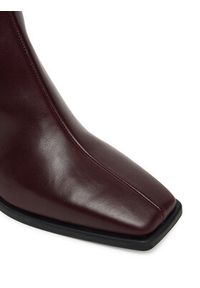 Vagabond Shoemakers Botki Hedda 5002-001-44 Bordowy. Kolor: czerwony. Materiał: skóra