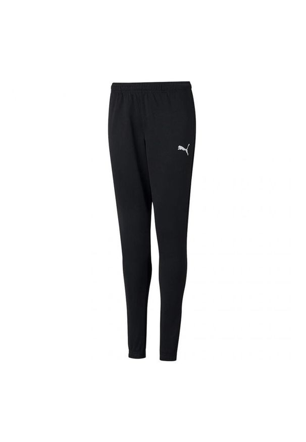Puma - Dziecięce/niemowlęce Poliestrowe Spodnie Do Biegania TeamRise. Kolor: czarny. Materiał: poliester