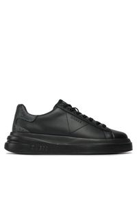 Guess Sneakersy Elba FMPVIB LEA12 Czarny. Kolor: czarny. Materiał: skóra