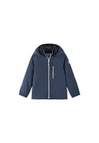 Kurtka przeciwwiatrowa dla dzieci Reima Vantti. Kolor: niebieski. Materiał: softshell. Styl: sportowy