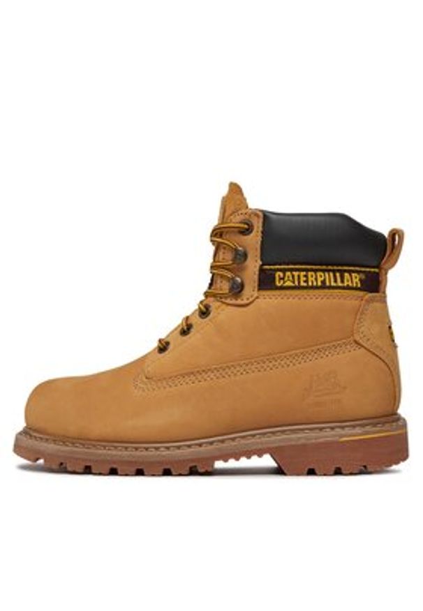 CATerpillar Trapery Holton 708214 Brązowy. Kolor: brązowy. Materiał: skóra