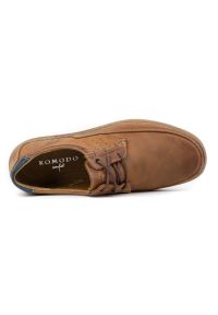 KOMODO Buty męskie casual 911 rude wielokolorowe. Okazja: na co dzień. Kolor: wielokolorowy. Materiał: skóra, jeans. Sezon: wiosna, jesień. Styl: casual