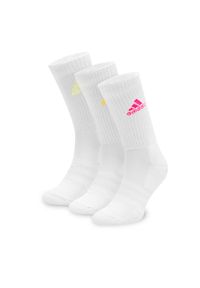 Adidas - adidas Zestaw 3 par wysokich skarpet unisex IP2635 3-PACK Biały. Kolor: biały. Materiał: syntetyk