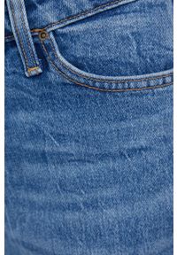 Lee jeansy Wide Leg Long Vintage Lewes damskie high waist. Stan: podwyższony. Kolor: niebieski. Styl: vintage #4