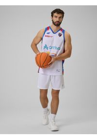 4f - 4F Koszulka meczowa replika domowa z sezonu 2025/26 męska 4F x Twarde Pierniki - biała XL. Kolor: biały. Materiał: materiał. Wzór: nadruk. Sport: koszykówka #2