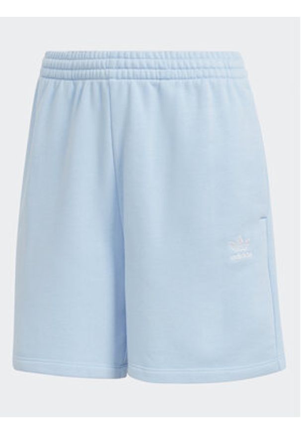 Adidas - adidas Szorty sportowe Shorts IL9618 Błękitny. Kolor: niebieski. Materiał: bawełna
