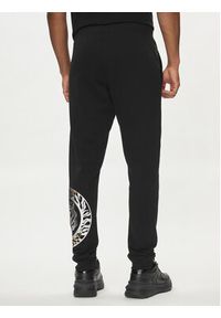 Just Cavalli Spodnie dresowe 76OAAG24 Czarny Regular Fit. Kolor: czarny. Materiał: bawełna #5