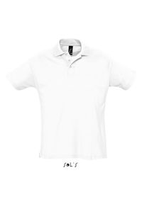 SOL'S - Polo Sol's Summer Ii. Typ kołnierza: polo. Kolor: biały. Materiał: bawełna. Sezon: lato #1