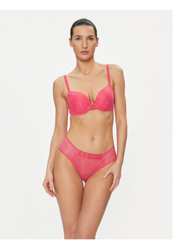 Passionata Biustonosz z fiszbiną Olivia P49J20 Różowy. Kolor: różowy. Materiał: syntetyk