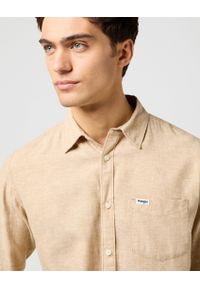 Wrangler - MESKA KOSZULA WRANGLER 1 PKT SHIRT TIMBERWOLF 112362754 #5