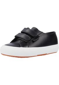 Superga - Kapcie SUPERGA S2125CW Czarny. Kolor: czarny. Materiał: syntetyk. Sport: turystyka piesza