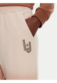 Liu Jo Sport Spodnie dresowe TA5116 FS090 Beżowy Relaxed Fit. Kolor: beżowy. Materiał: bawełna #3