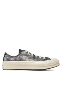 Converse Trampki Chuck 70 Suede Shimmer Ox A10379C Szary. Kolor: szary. Materiał: skóra, zamsz #1