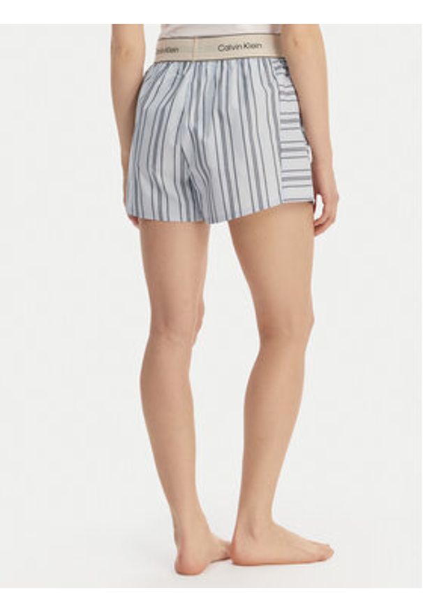 Calvin Klein Underwear Szorty piżamowe LV00QS7519 Niebieski Relaxed Fit. Kolor: niebieski. Materiał: bawełna