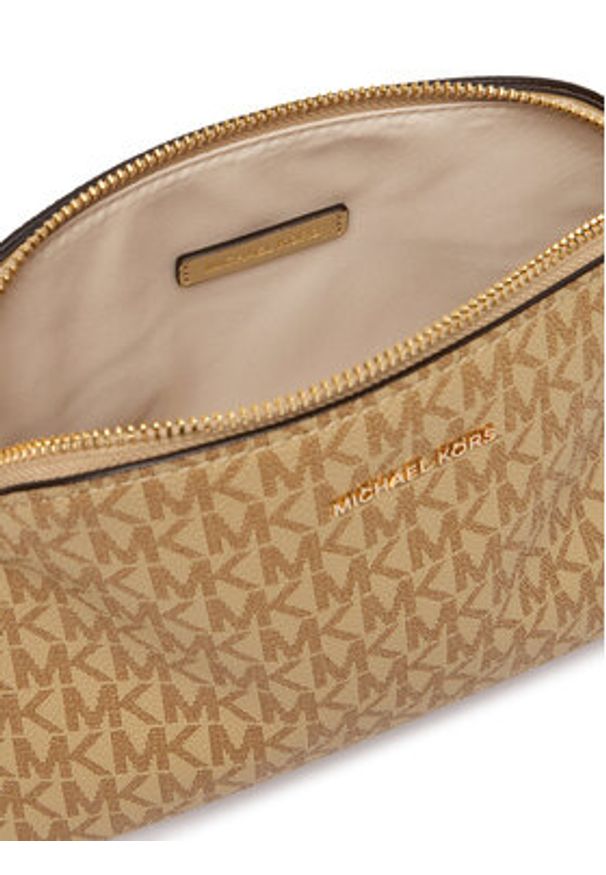 MICHAEL Michael Kors Torebka Freddie 32T6GX4C1V Beżowy. Kolor: beżowy. Materiał: skórzane