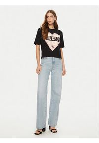 Guess T-Shirt V5RI01 I3Z14 Czarny Regular Fit. Kolor: czarny. Materiał: bawełna #3