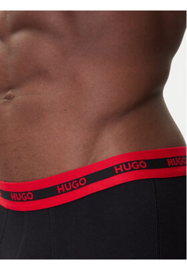 Hugo - HUGO Komplet 3 par bokserek 50545674 Kolorowy. Materiał: bawełna. Wzór: kolorowy