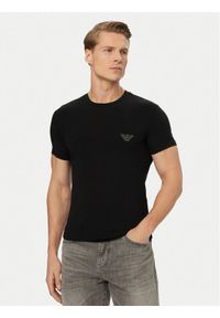 Emporio Armani Underwear T-Shirt EM000375 AF18890 UC001 Czarny Slim Fit. Kolor: czarny. Materiał: bawełna #1