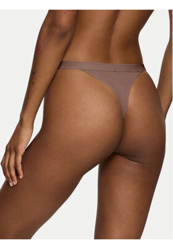 Triumph Stringi Smart Natural 10214484 Brązowy. Kolor: brązowy