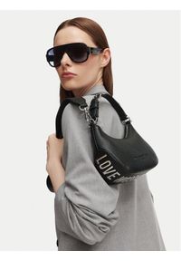 Love Moschino - LOVE MOSCHINO Torebka JC4019PP1PLT000B Czarny. Kolor: czarny. Materiał: skórzane #1