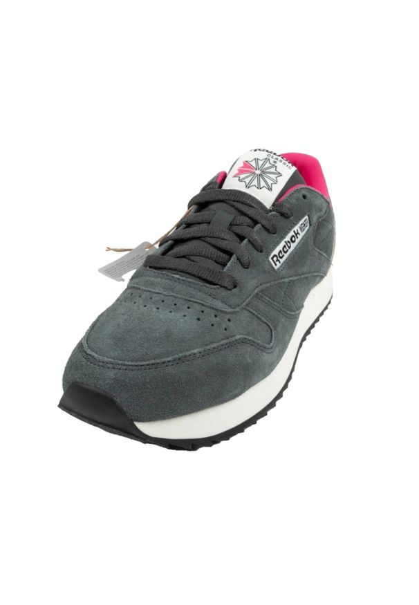 Reebok - Damskie/Trenery Classic Ripple Snakeskin Ze Skóry Ekologicznej. Kolor: różowy. Materiał: skóra ekologiczna
