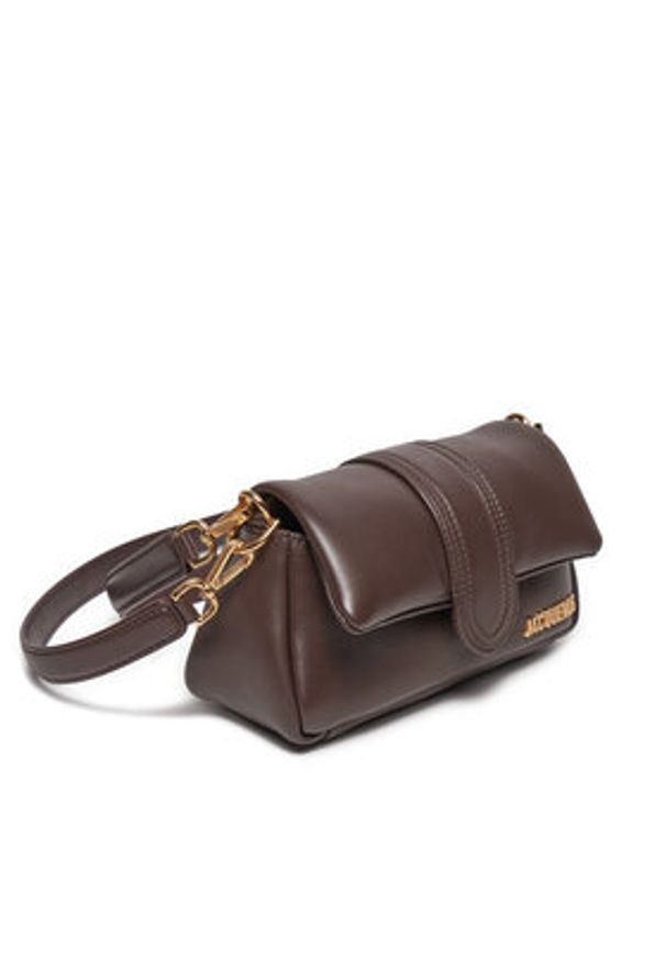 JACQUEMUS Torebka Le Petit Bambimou 233BA335-3073 Brązowy. Kolor: brązowy. Materiał: skórzane