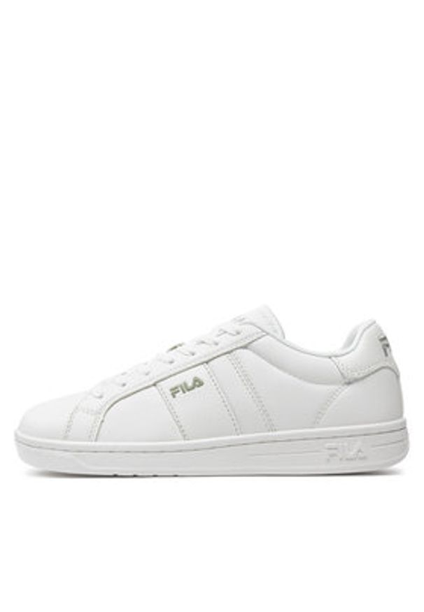 Fila Sneakersy Crosscourt Line Teens FFT0101 Biały. Kolor: biały. Materiał: skóra