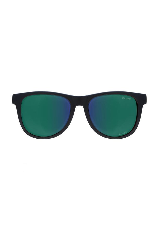 Okulary przeciwsłoneczne unisex OPC LIFESTYLE IBIZA Matt Black Green Revo + etu. Kolor: zielony, czarny, wielokolorowy