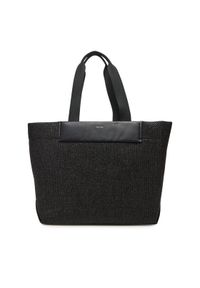 Calvin Klein Torebka Ck Raffia Large Shopper K60K613025 Czarny. Kolor: czarny
