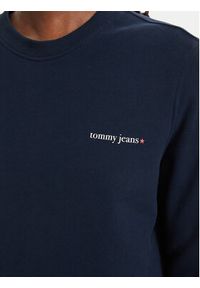 Tommy Jeans Bluza Ess Logo DW0DW22829 Granatowy Regular Fit. Kolor: niebieski. Materiał: bawełna #5