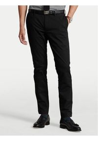 Polo Ralph Lauren Chinosy 710644988001 Czarny Slim Fit. Kolor: czarny. Materiał: bawełna