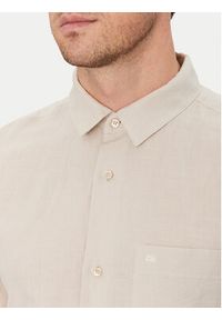 Calvin Klein Koszula K10K114488 Beżowy Regular Fit. Kolor: beżowy. Materiał: bawełna