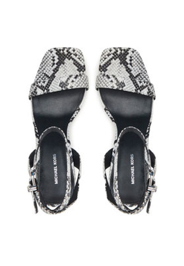 MICHAEL Michael Kors Sandały Merriam 40S5MMHS1E Szary. Kolor: szary. Materiał: skóra