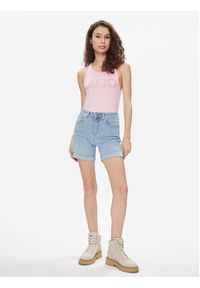 Liu Jo Top MA4327 J4695 Różowy Slim Fit. Kolor: różowy. Materiał: wiskoza