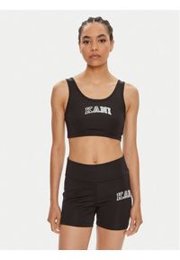 Karl Kani Biustonosz top Small Serif 6131340 Czarny Slim Fit. Kolor: czarny. Materiał: syntetyk