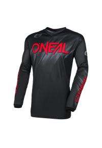 O'NEAL - Bluza jersey rowerowy mtb męski O'neal Voltage. Kolor: wielokolorowy, czarny, czerwony. Materiał: jersey #1