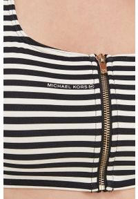 MICHAEL Michael Kors Biustonosz kąpielowy MM7A920 kolor kremowy lekko usztywniona miseczka. Kolor: beżowy #3