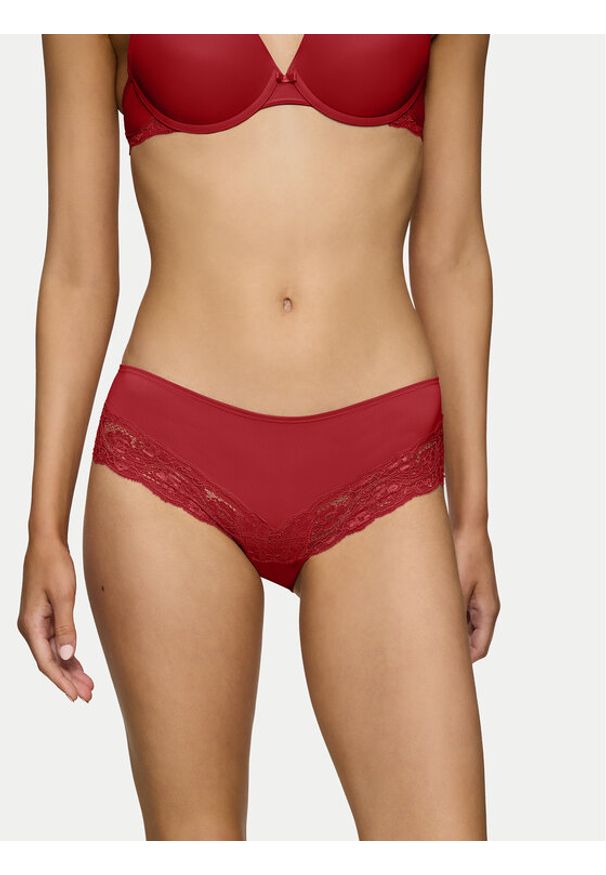 Triumph Bokserki Lovely Micro 10182555 Czerwony. Kolor: czerwony. Materiał: syntetyk