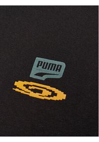 Puma Bluza Downtown Graphic 622985 Czarny Regular Fit. Kolor: czarny. Materiał: bawełna
