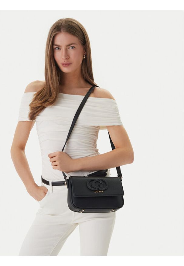 Guess Torebka Isola HWBG99 05210 Czarny. Kolor: czarny. Materiał: skórzane