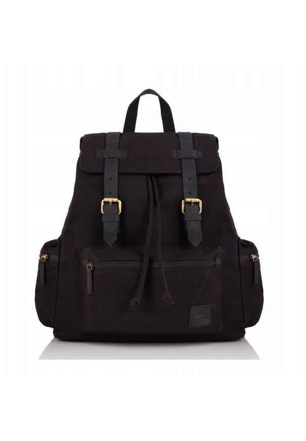 PAOLO PERUZZI - Duży miejski plecak dla mężczyzny vintage Paolo Peruzzi T-24-BL. Styl: vintage