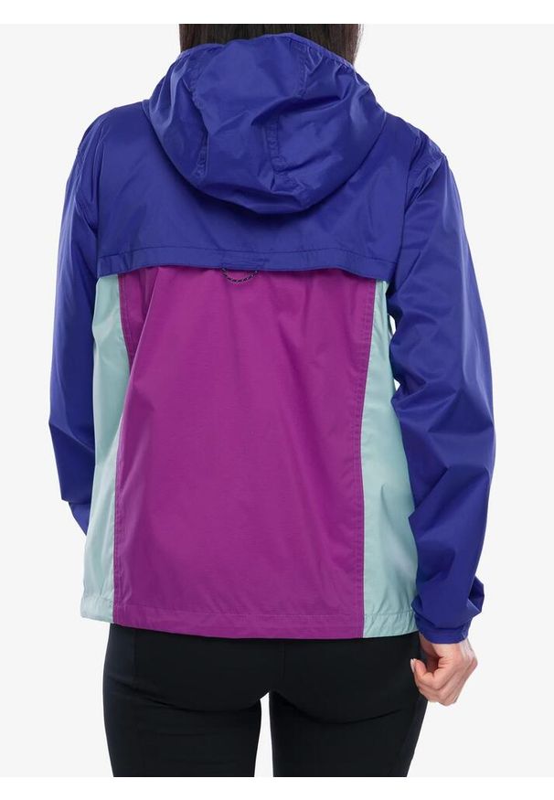columbia - Kurtka przeciwwiatrowa damska Columbia Crested Canyon Windbreaker. Kolor: fioletowy. Materiał: softshell. Sport: turystyka piesza