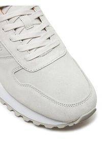 Calvin Klein Sneakersy Low Top Lace Up Suede HM0HM01645 Szary. Kolor: szary. Materiał: zamsz, skóra