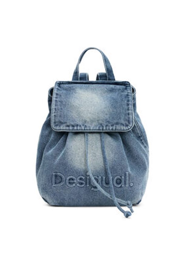 Desigual Plecak 26SAKD07 Niebieski. Kolor: niebieski. Materiał: materiał