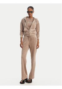 Juicy Couture Bluza Madison JCWAS126326 Beżowy Slim Fit. Kolor: beżowy. Materiał: syntetyk #4